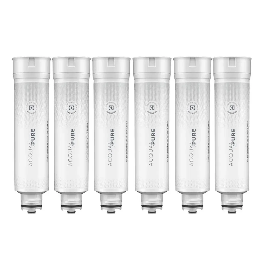 Kit 6 Filtros / Refis Originais de Água para Purificador Electrolux PE11B/PE11X/PC41B/PC41X/PH41B/PH41X — imagem 1