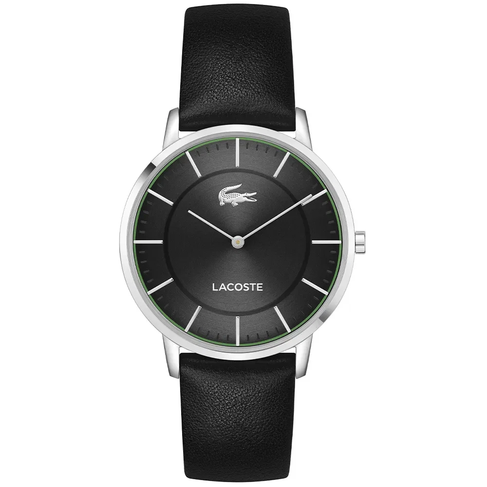 Relógio Lacoste Crocorigin Masculino em Couro Preto 2011472