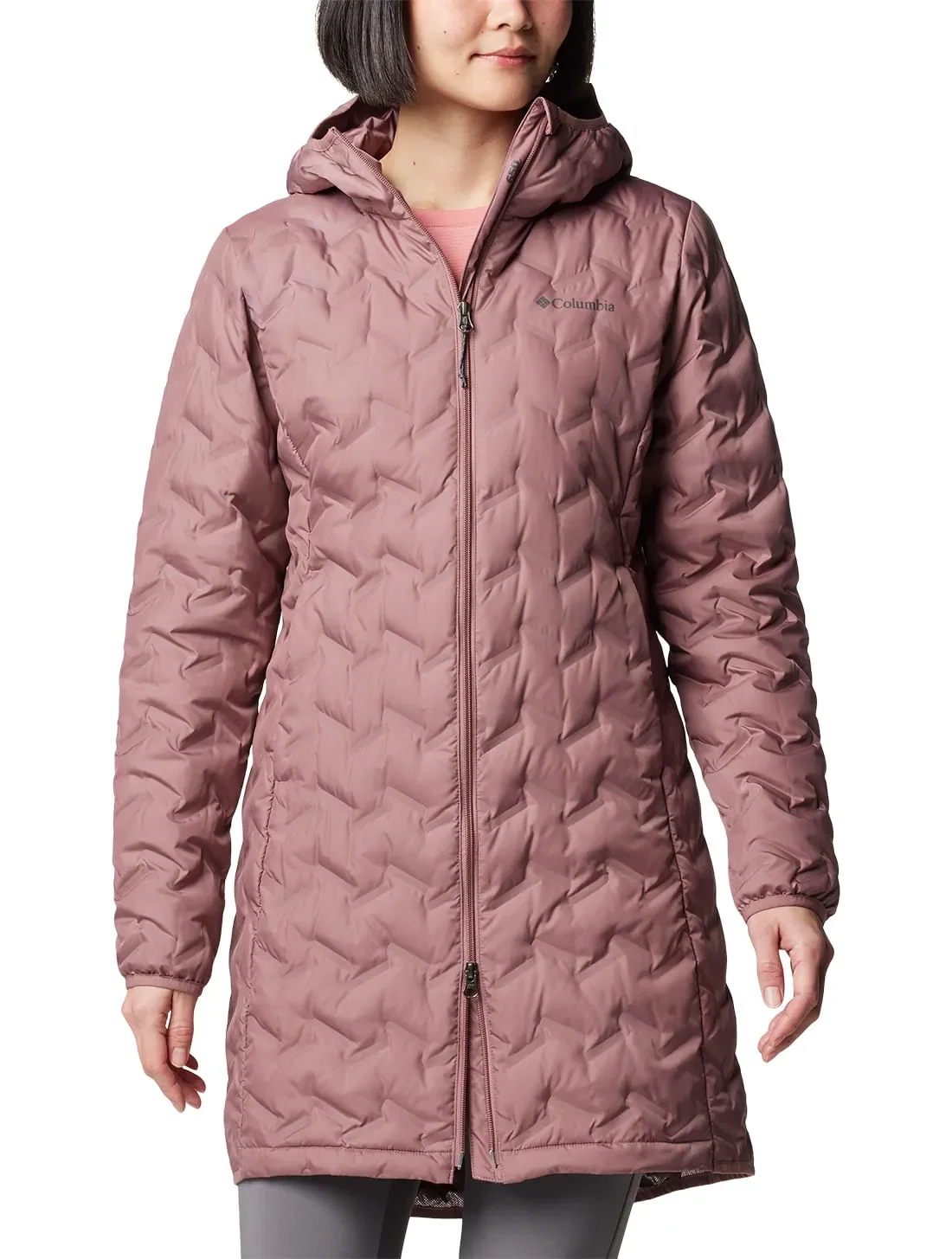 Jaqueta Down Columbia Feminina Delta Ridge™ II Long — imagem 1