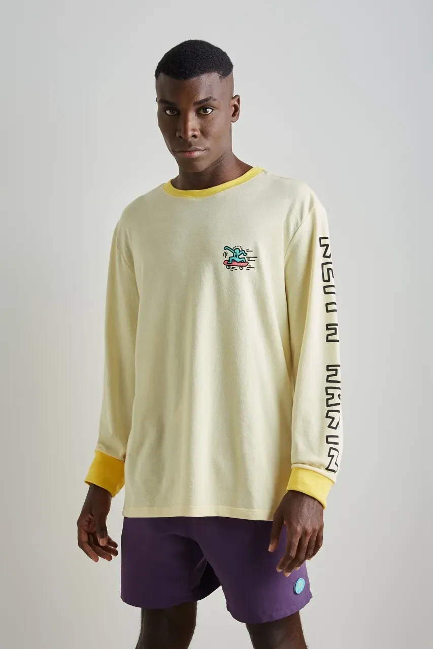 Camiseta Keith Haring Ml Skate