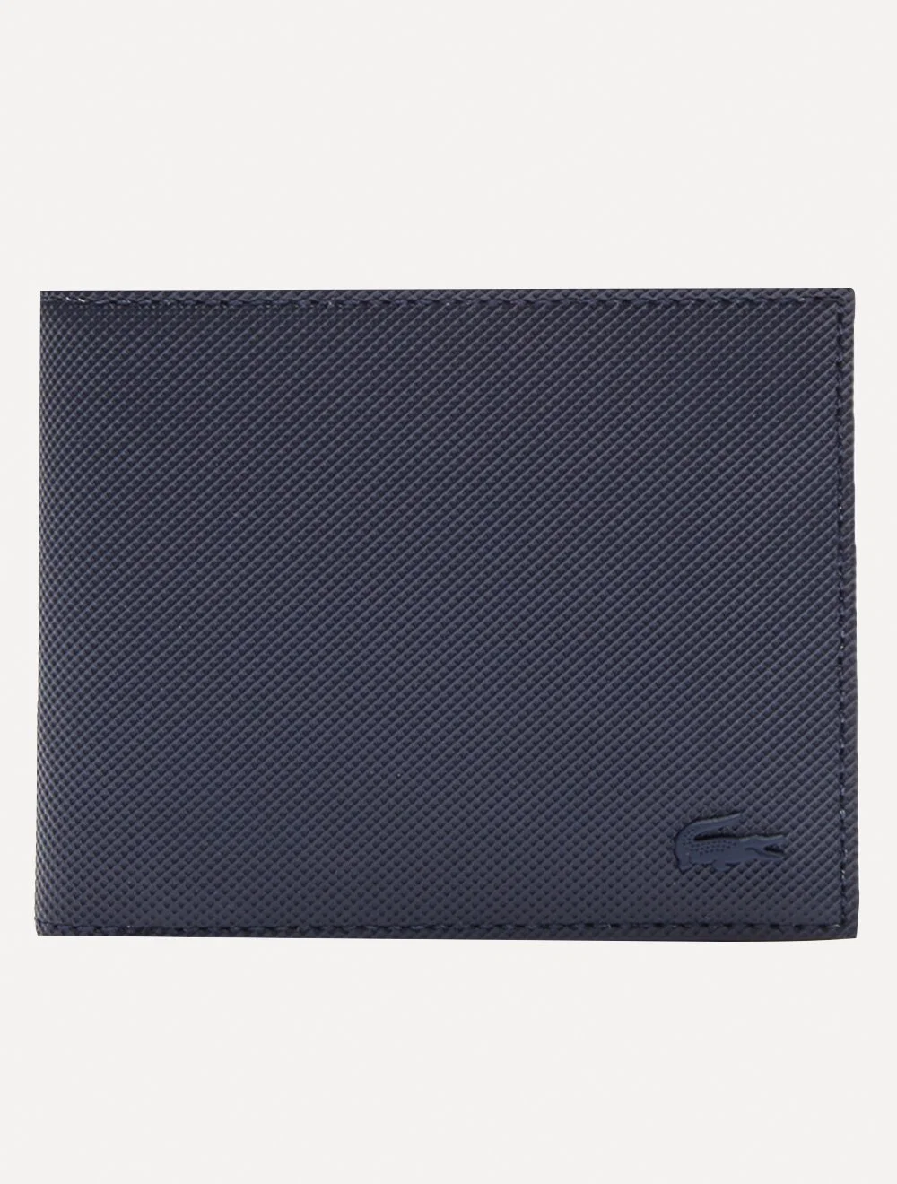 Carteira Lacoste Masculina Classic Petit Piquet Azul Marinho