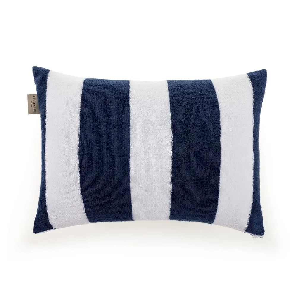 Almofada de Praia 100% Algodão Arienzo Azzuro 30cm x 40cm