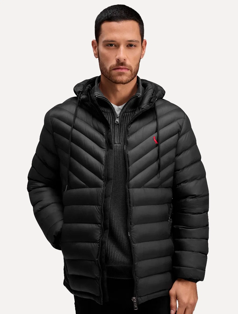 Jaqueta Reserva Masculina Puffer Uptown Preta