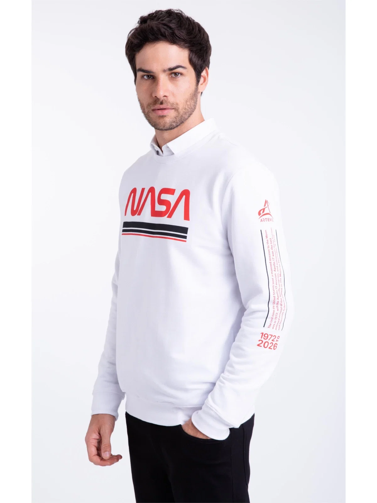 Moletom Nasa Beyond The Solar Branco