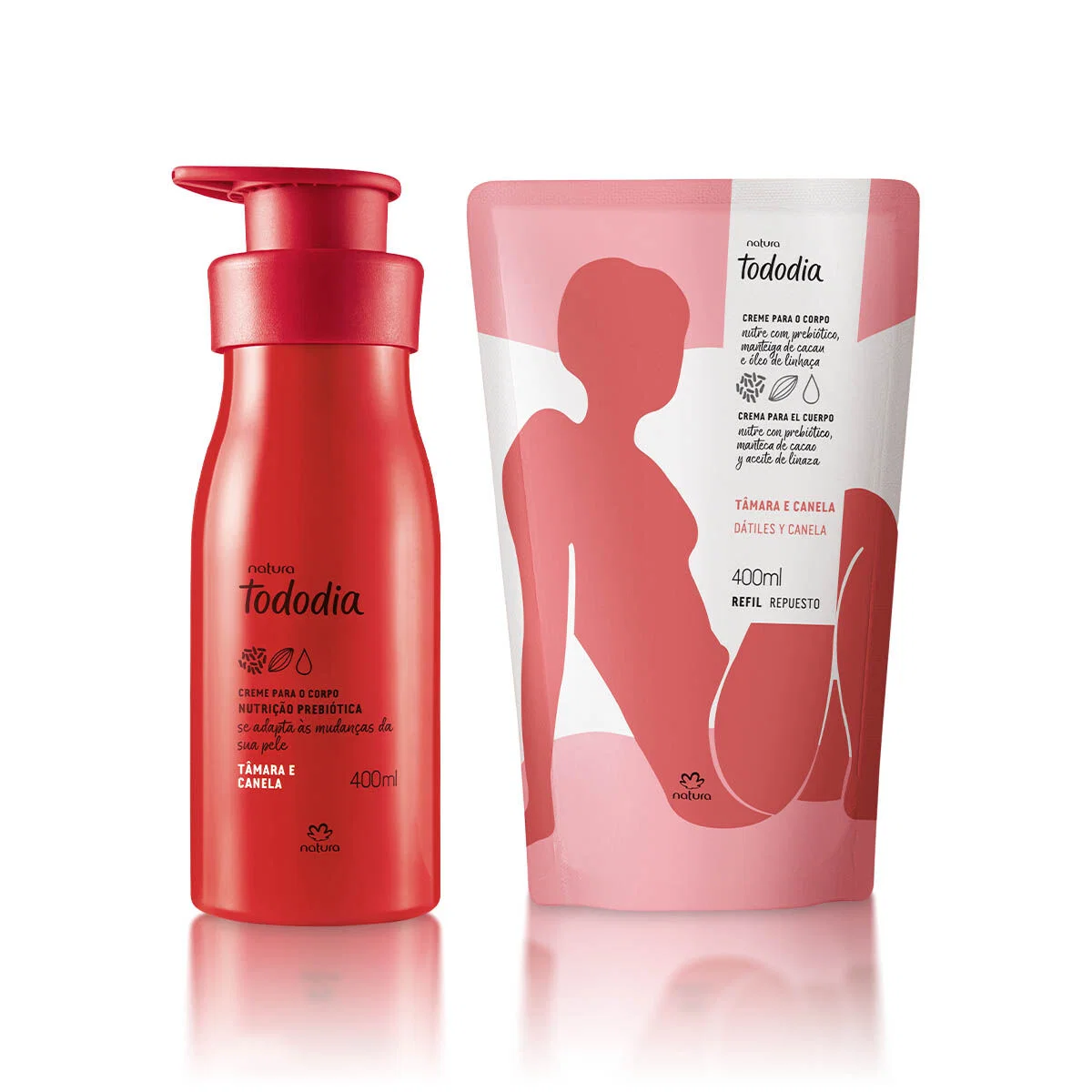 Kit Creme Nutritivo com Refil Tododia Tâmara e Canela — imagem 1