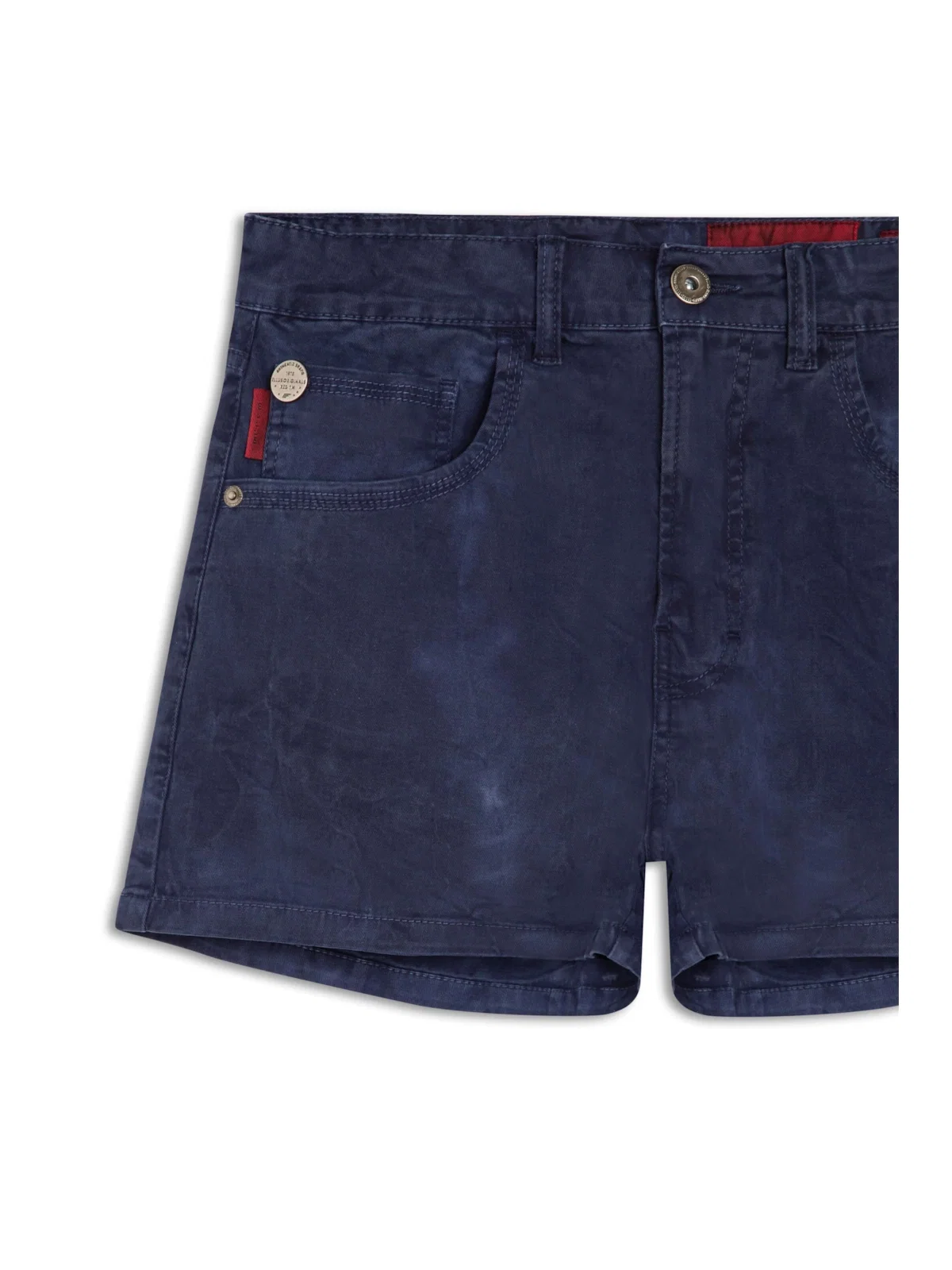 Short Color Twill Power Boyish Tie Dye Dark Navy — imagem 1