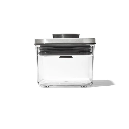 Pote Hermético Quadrado Steel Pop 0,4 Litros OXO