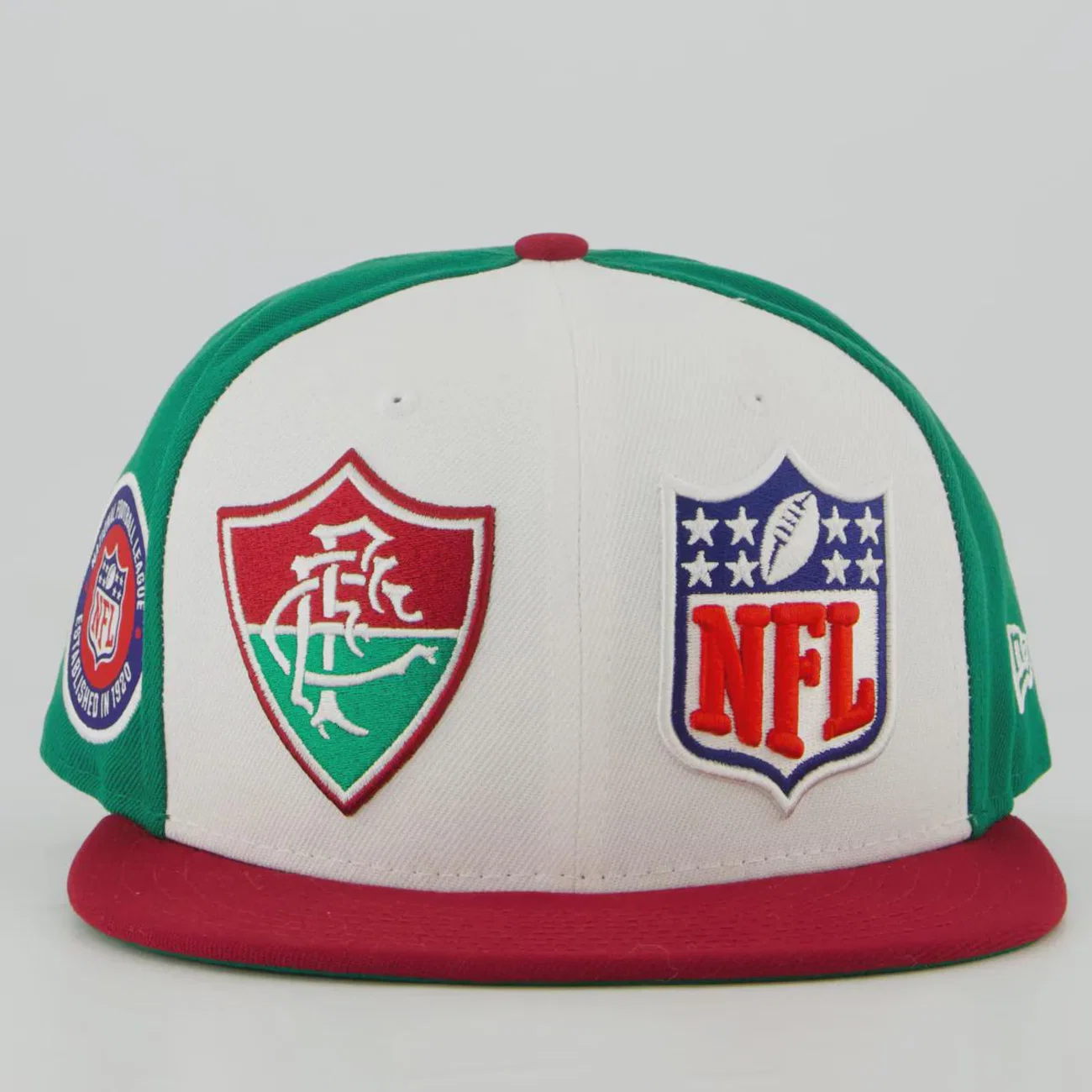 Boné New Era Fluminense 5950 NFL Brasil Game 2026 Dual Aba Reta