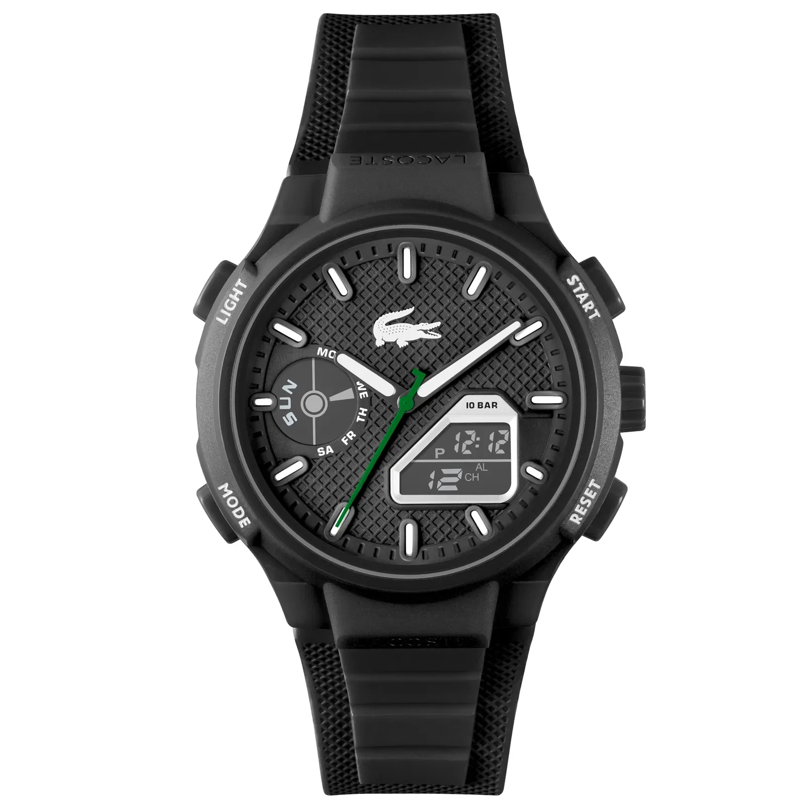 Relógio Lacoste LC33 Masculino Borracha Preto 2011365