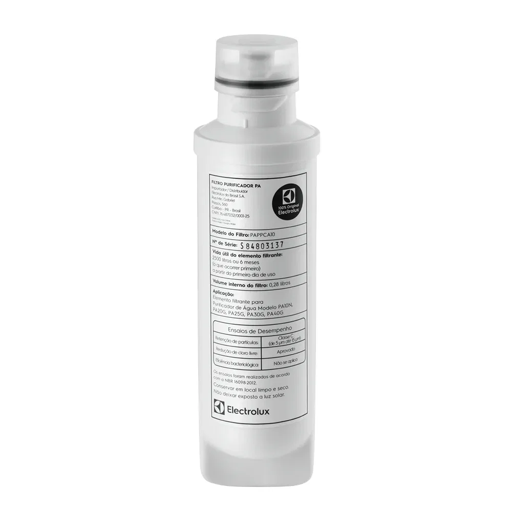Refil / Filtro de Água para purificador PA10N PA20G PA25G PA30G PA40G