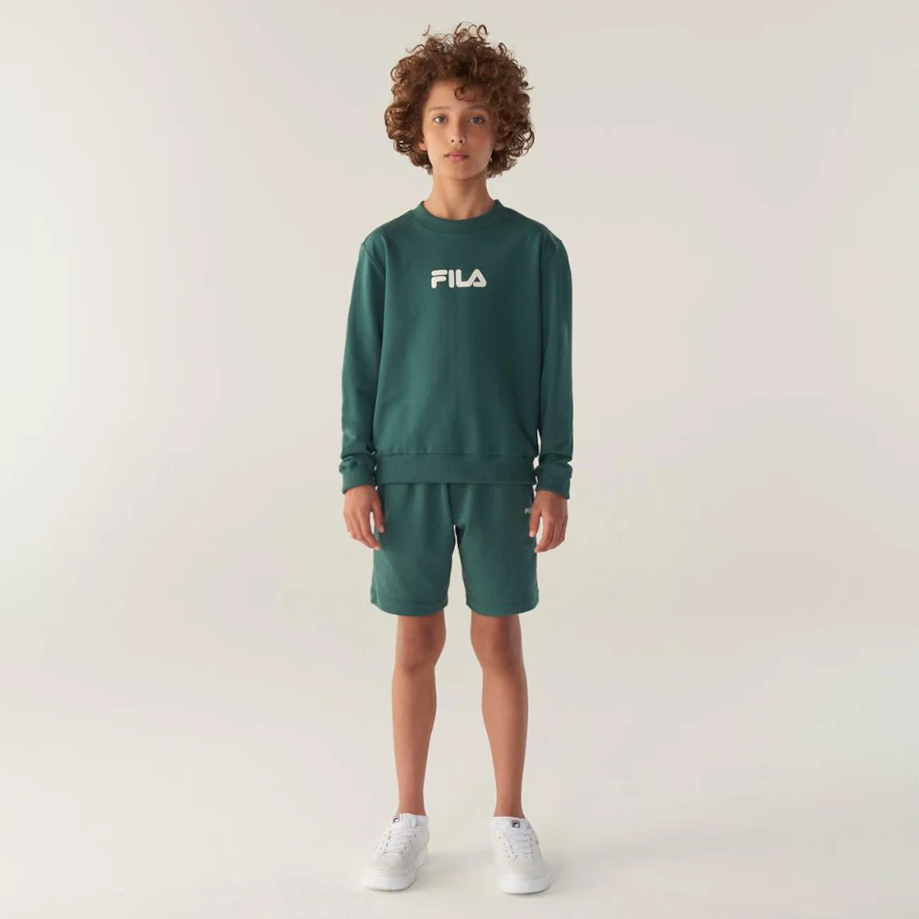 Bermuda Fila Regular Letter Light Infantil