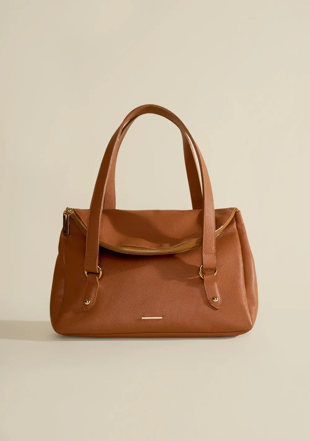 Bolsa Baguete Alça Dupla Caramelo
