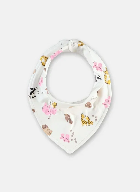 Babador Bandana Para Bebê Menina Em Suedine Multicolor Up Baby