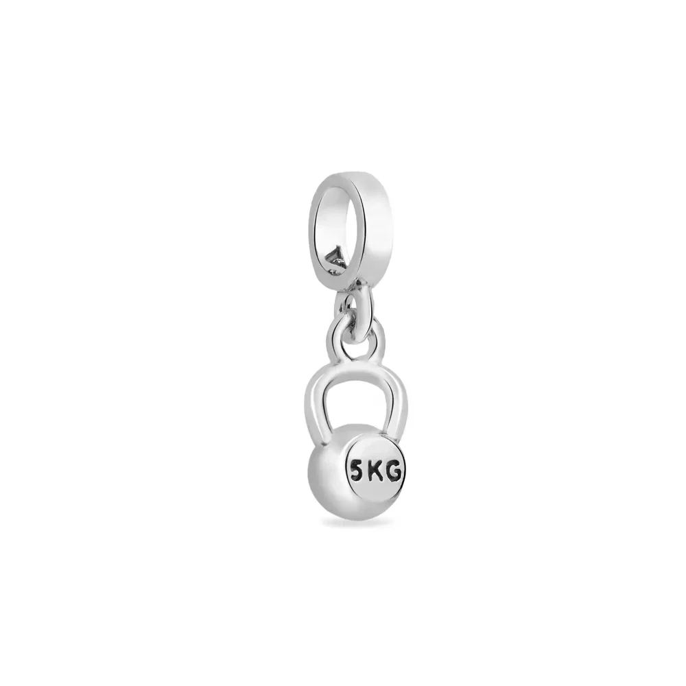 Pingente Life Esporte Kettlebell em Prata 925 — imagem 1