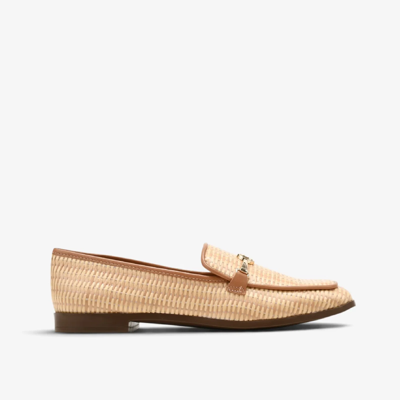Loafer Nude Areia Ráfia