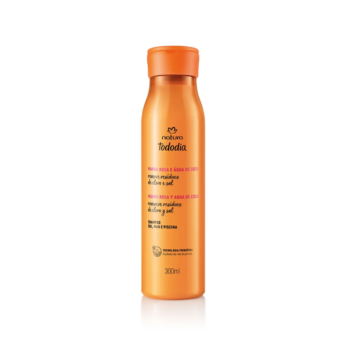 Shampoo Sol, Mar e Piscina Tododia Manga Rosa e Água de Coco 300 ml