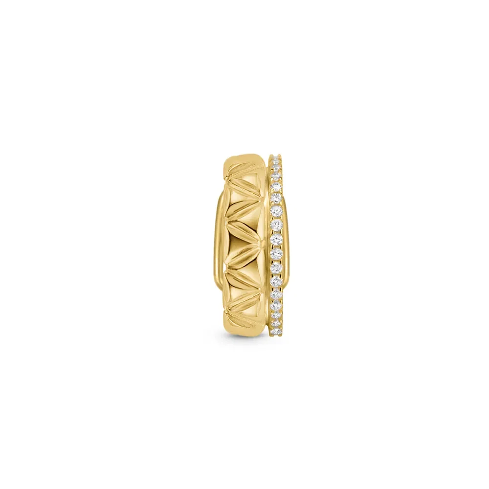 Piercing Icona em Ouro Amarelo 18k com Diamantes — imagem 1