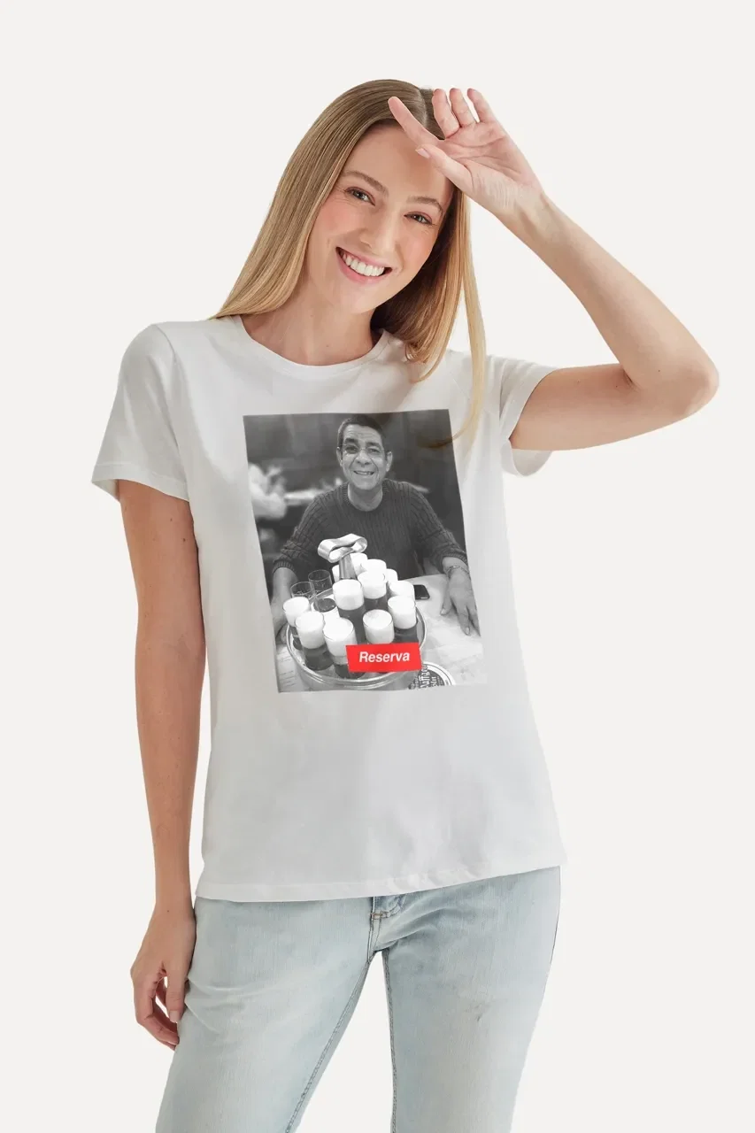 Camiseta Feminina Zeca Felicidade — imagem 1