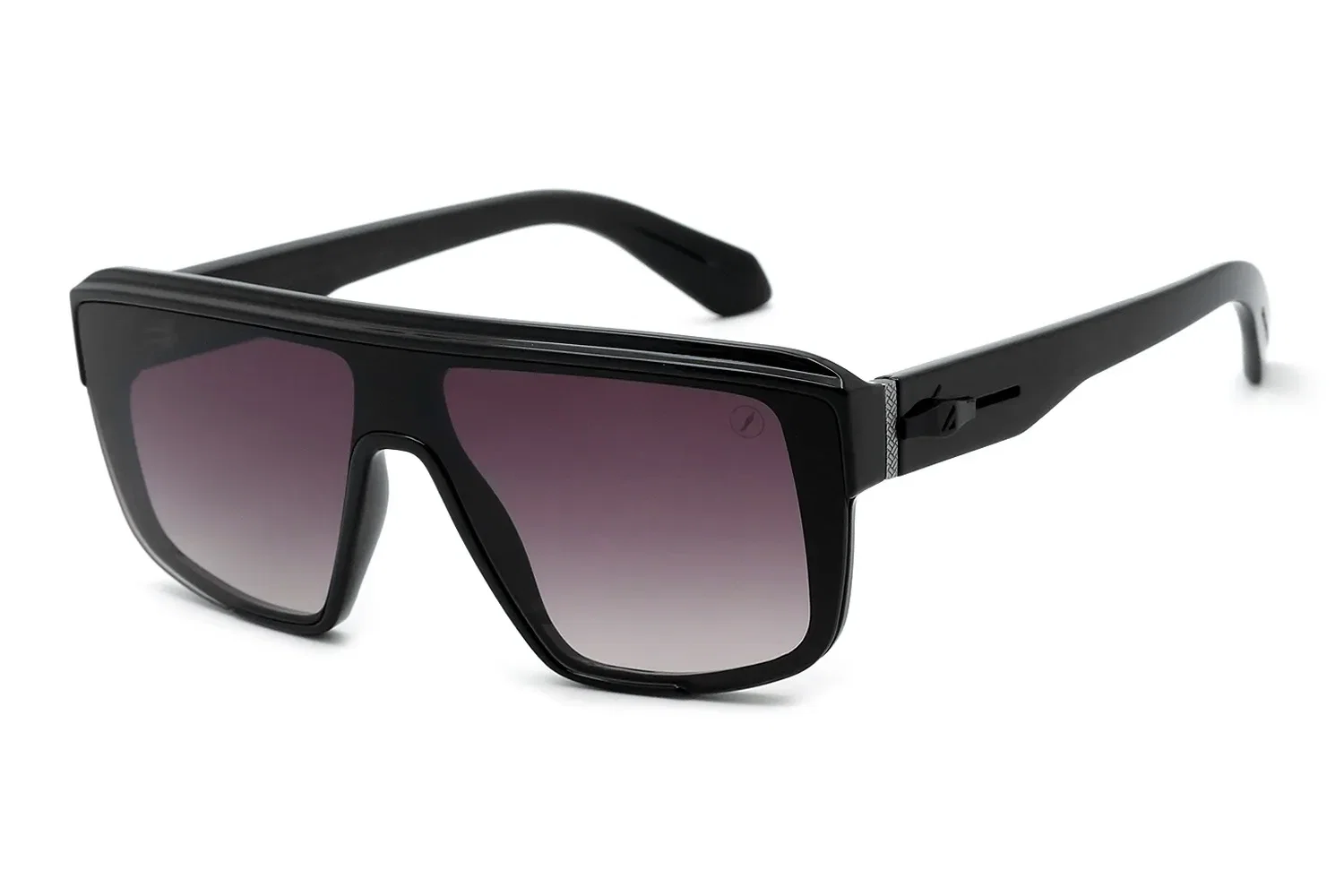 Óculos de Sol Unissex Alok Sneakers Quadrado Degradê Preto — imagem 1