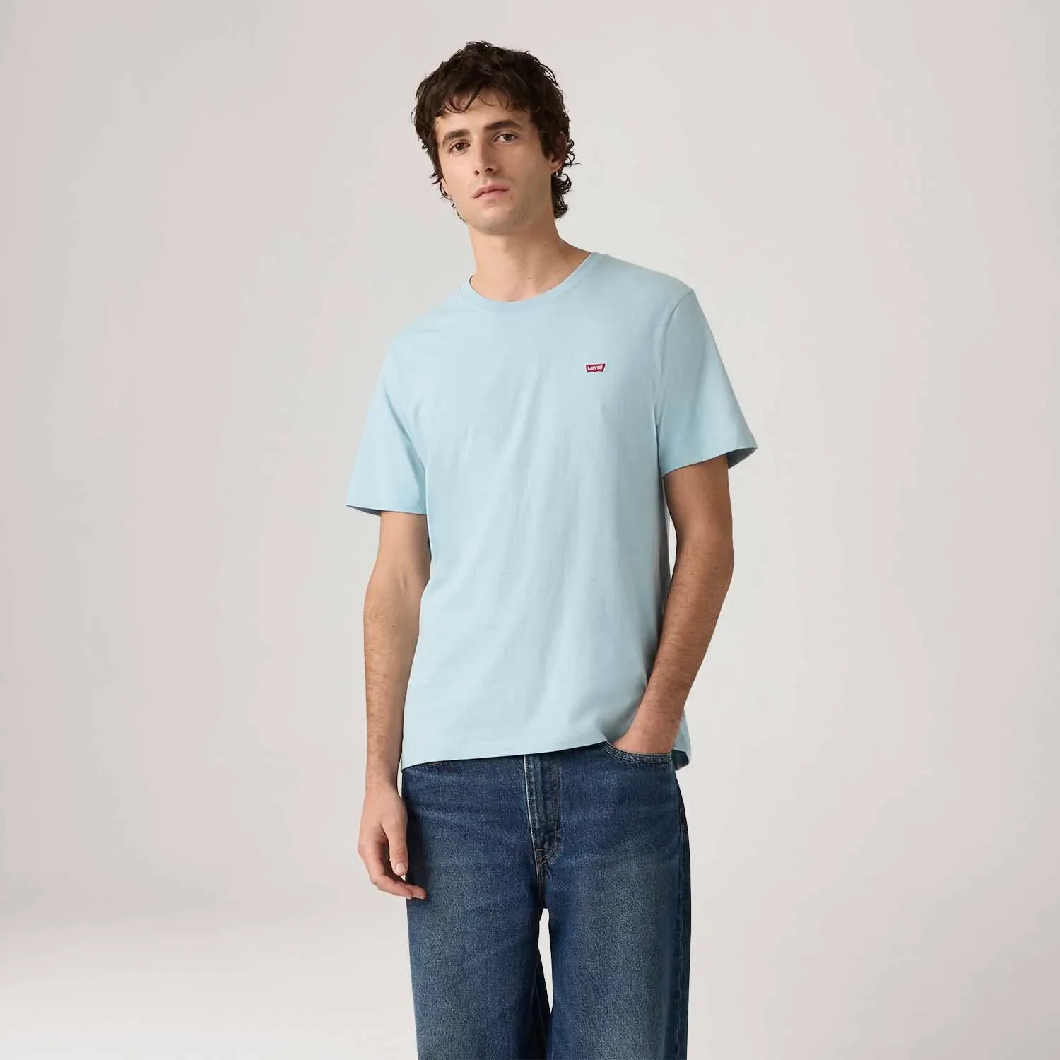 Camiseta Levi's® Original HM Azul Manga Curta — imagem 1