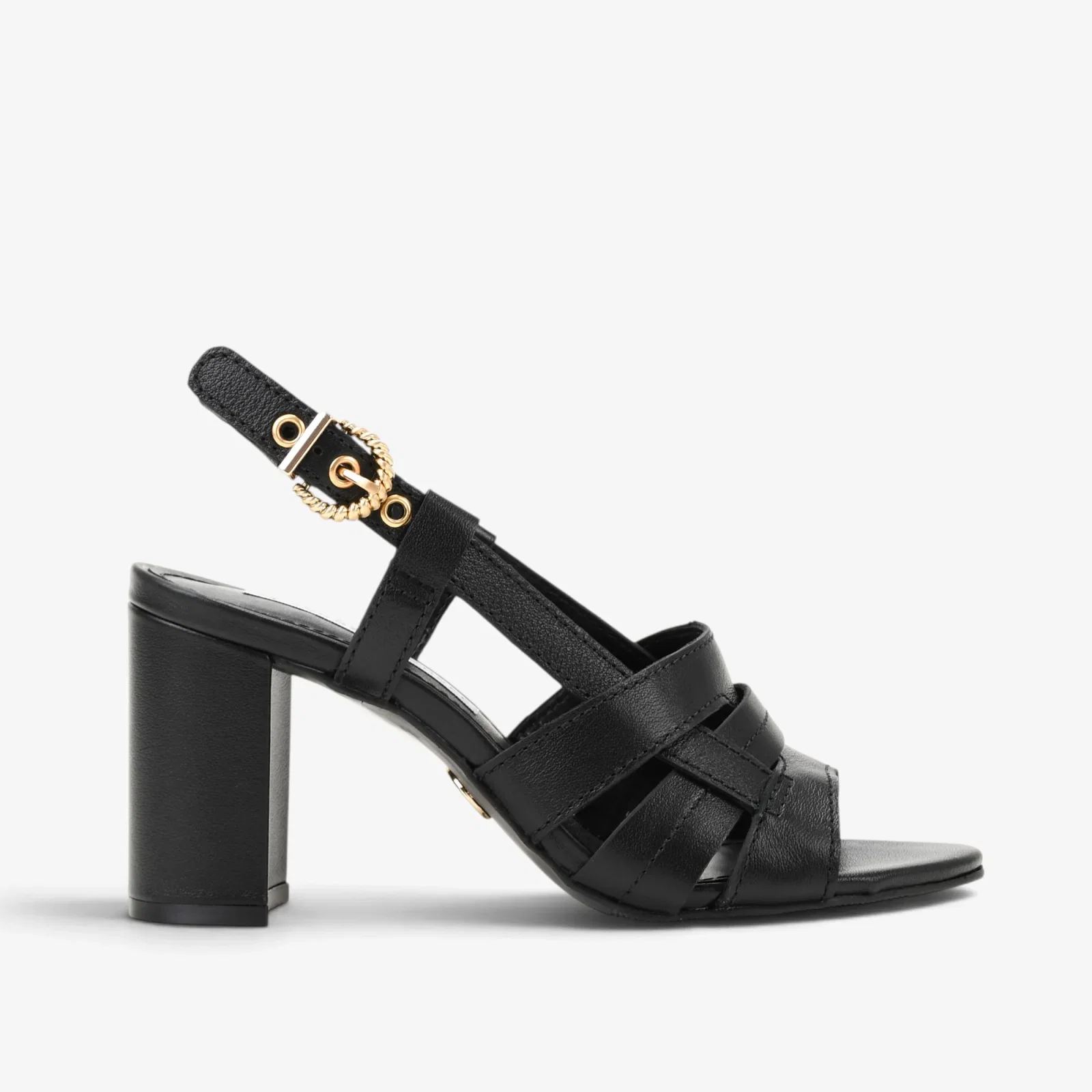 Sandália Preto Couro