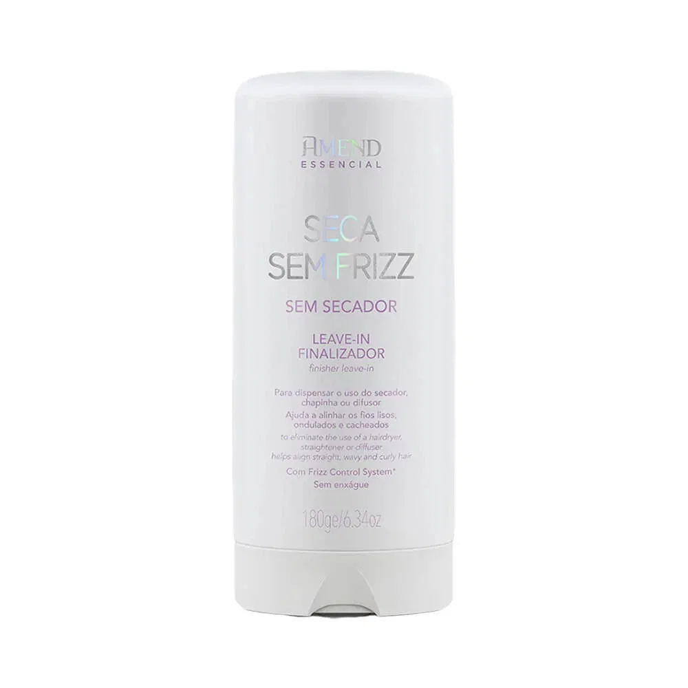Leave-in Finalizador Amend Seca Sem Frizz Essencial 180g