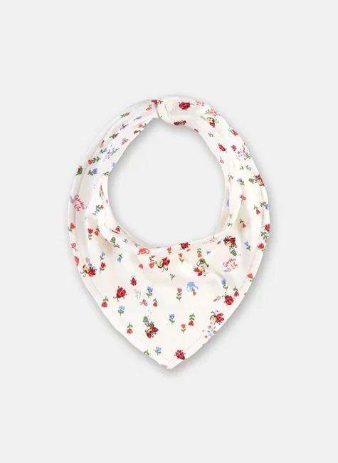 Babador Bandana Para Bebê Menina Em Suedine Multicolor Up Baby