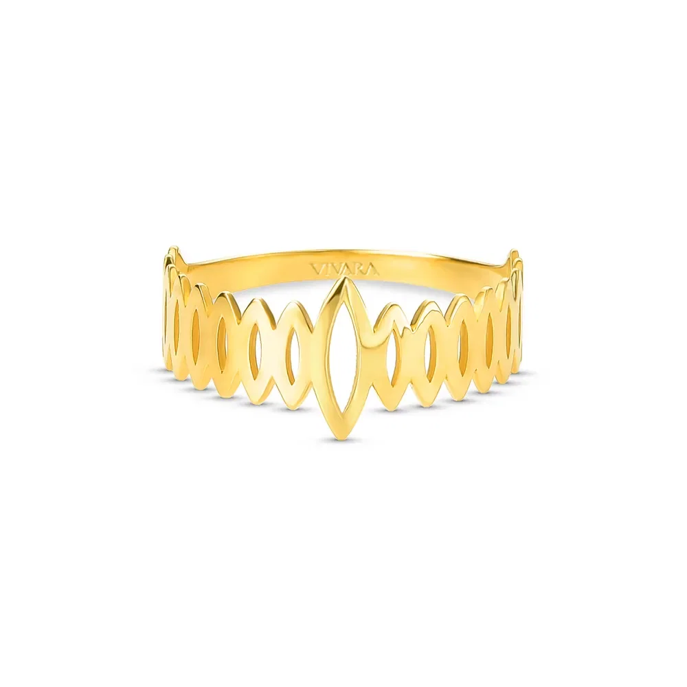Anel Gold Leaf em Ouro Amarelo 18k — imagem 1