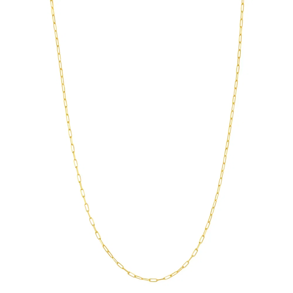 Corrente Life Cadeado em Prata 925 com Banho de Ouro Amarelo 18k, 40cm — imagem 1