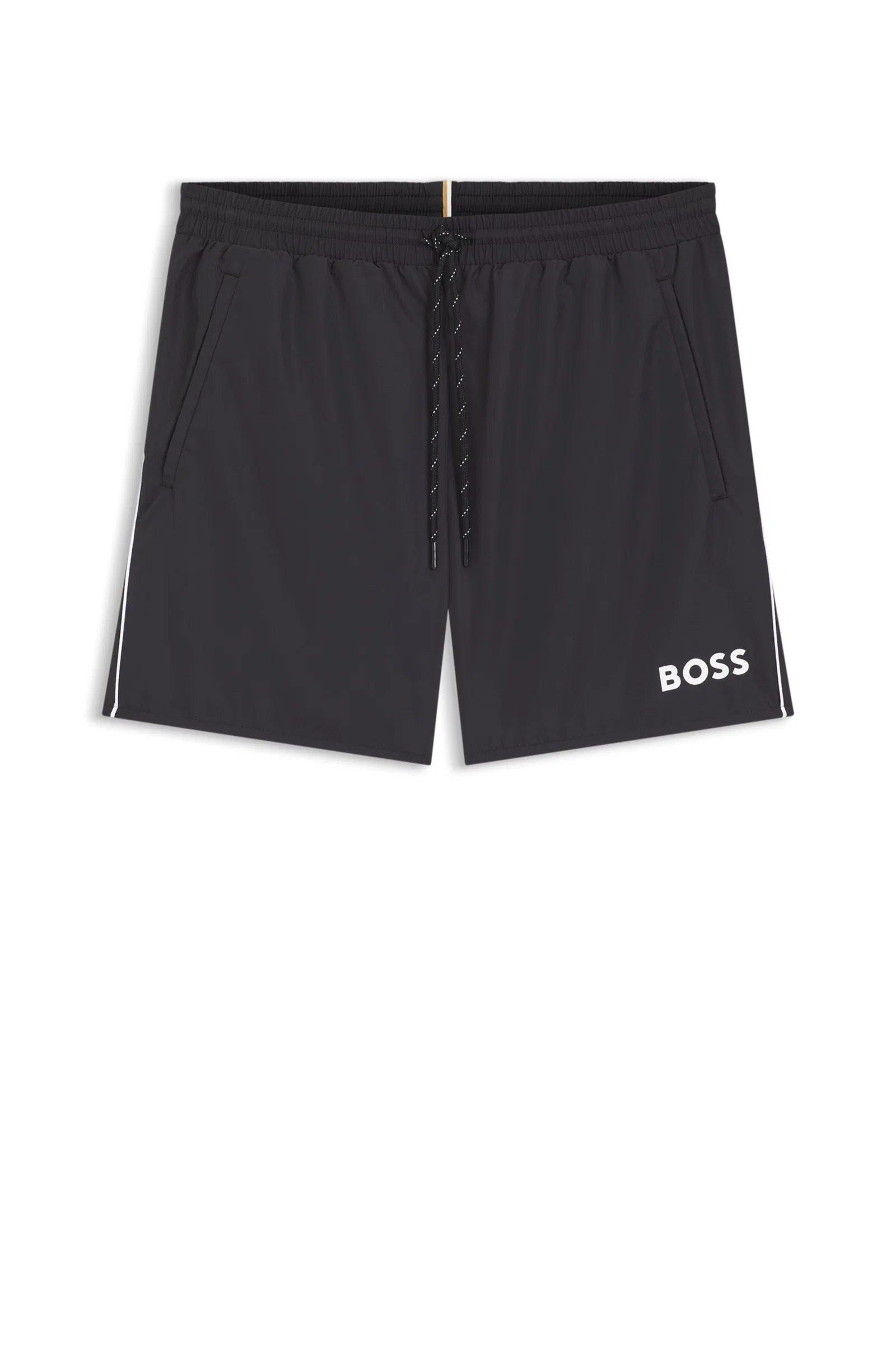 Shorts De Banho De Secagem Rápida Com Detalhes Contrastantes