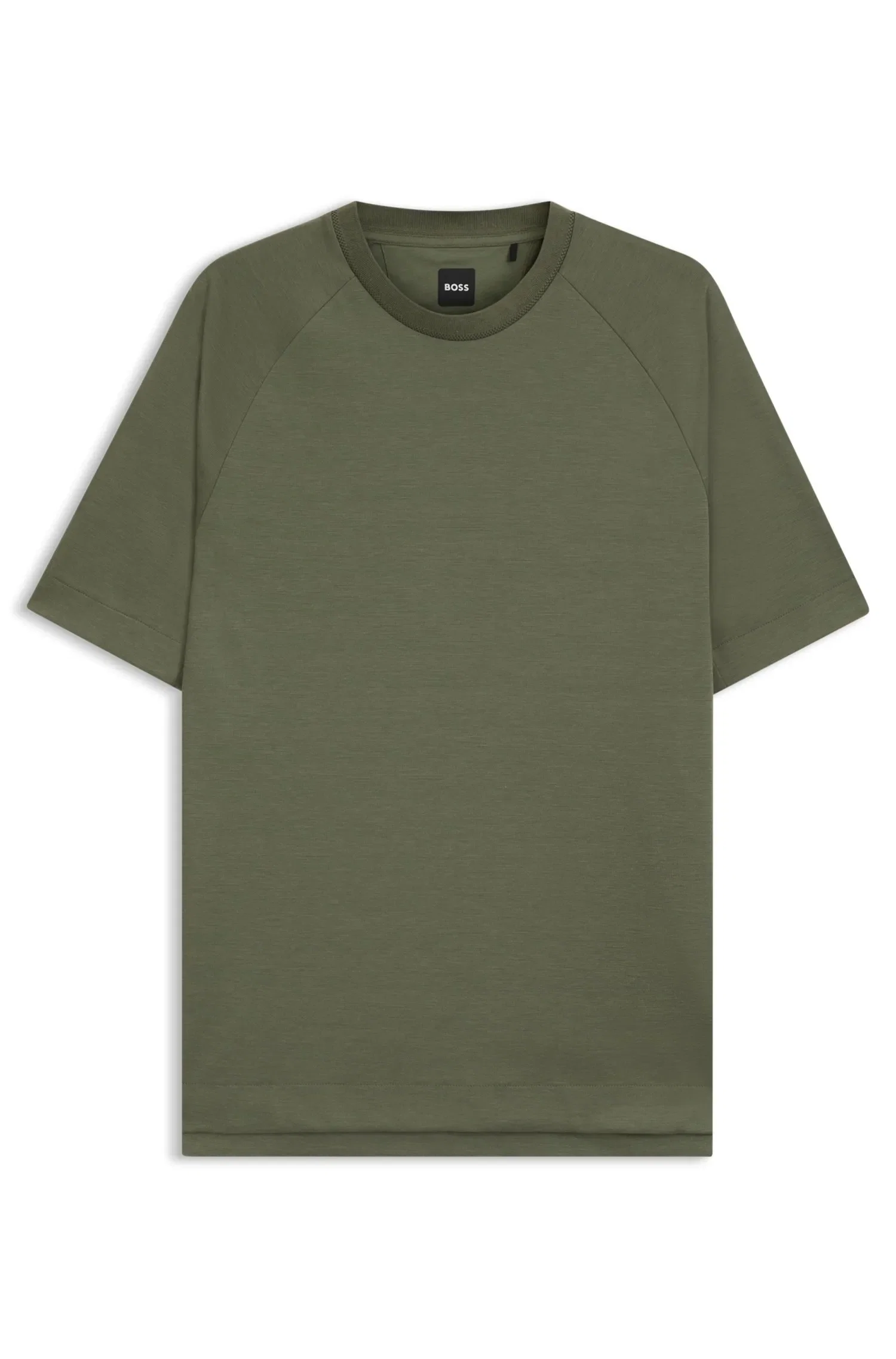 Camiseta Regular Fit Em Tecido Mercerizado Elástico — imagem 1