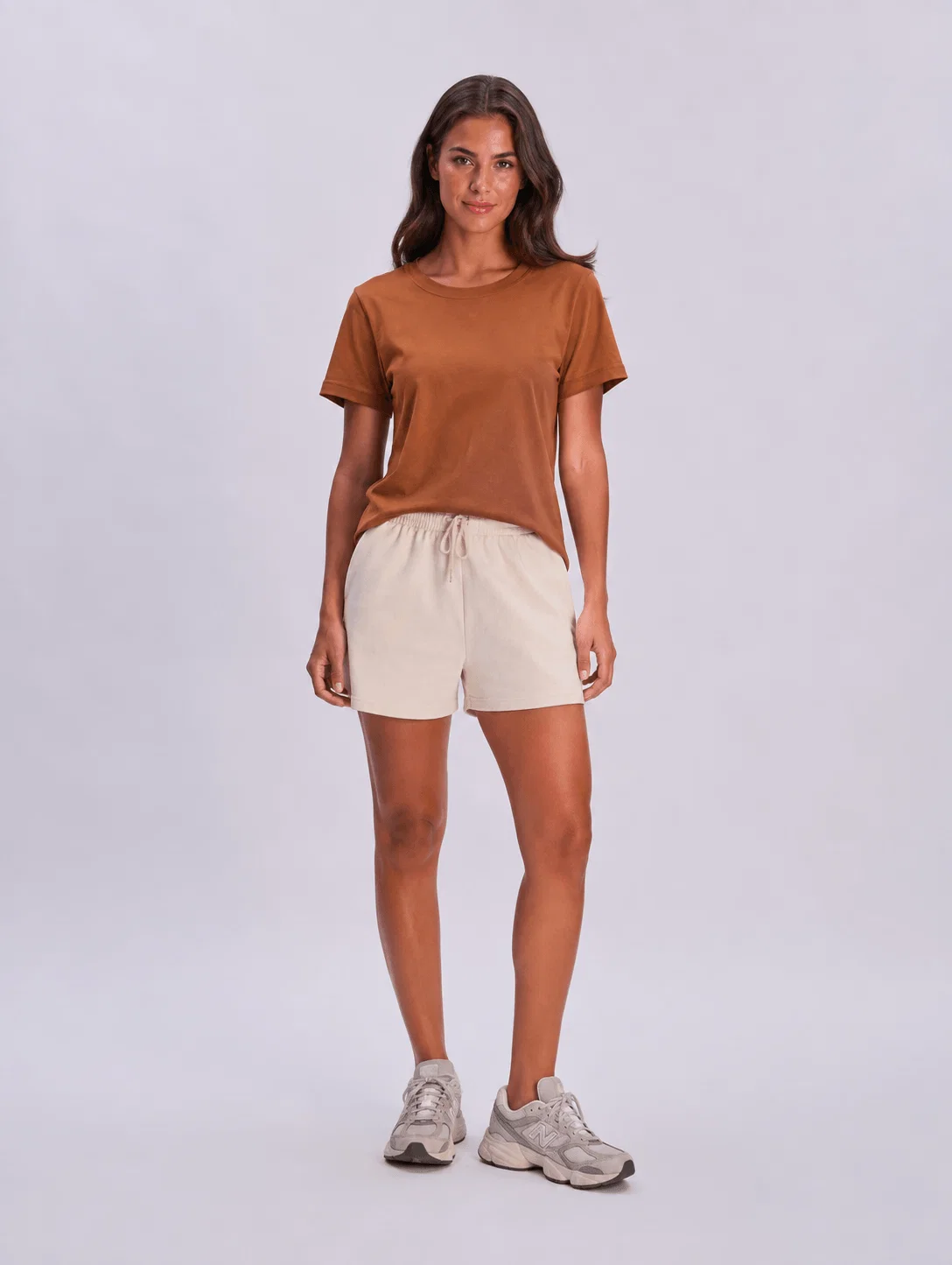 Blusa Básica Algodão Peruano - Caramelo