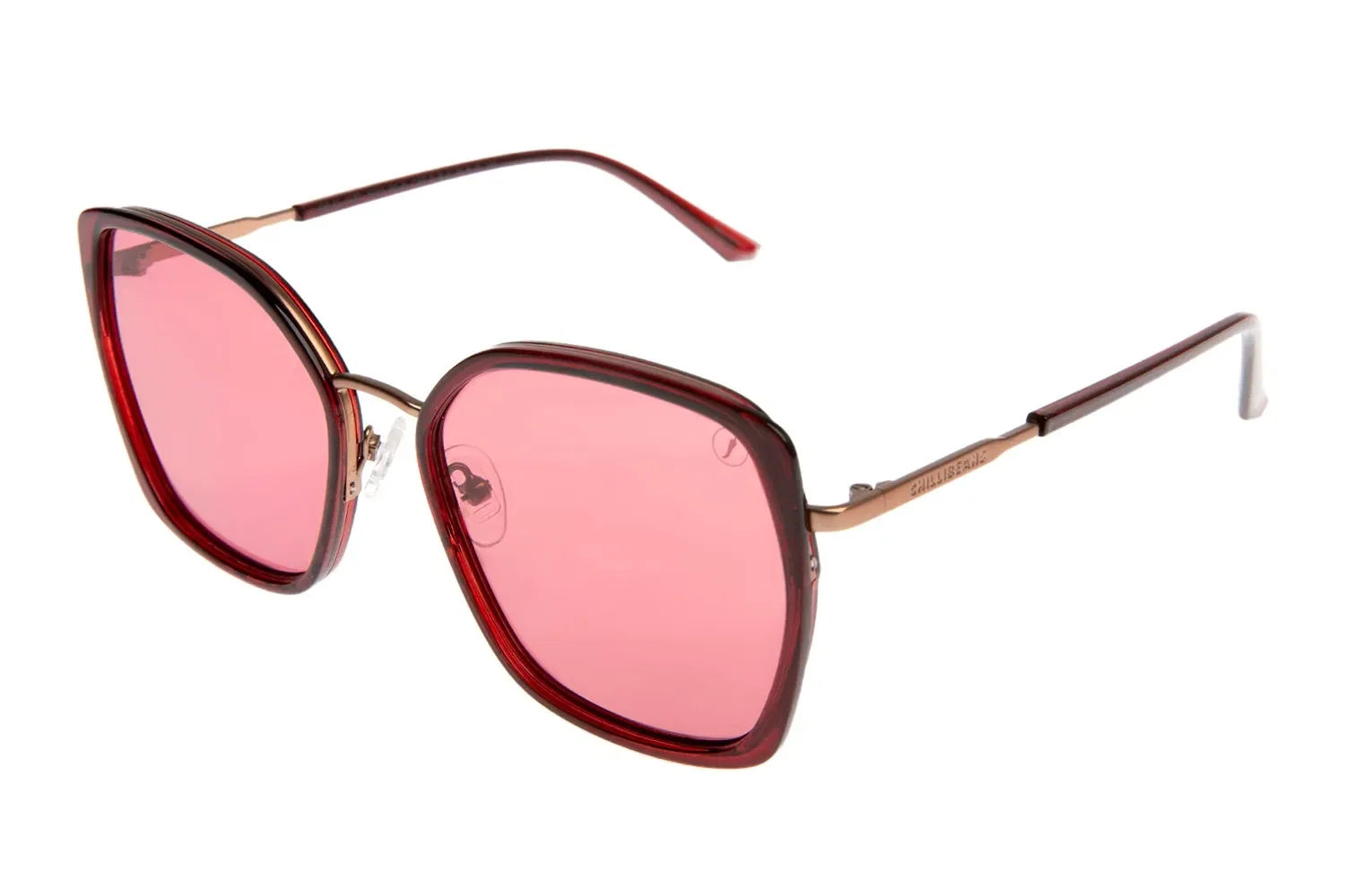 Óculos de Sol Feminino Chilli Beans Quadrado Vermelho