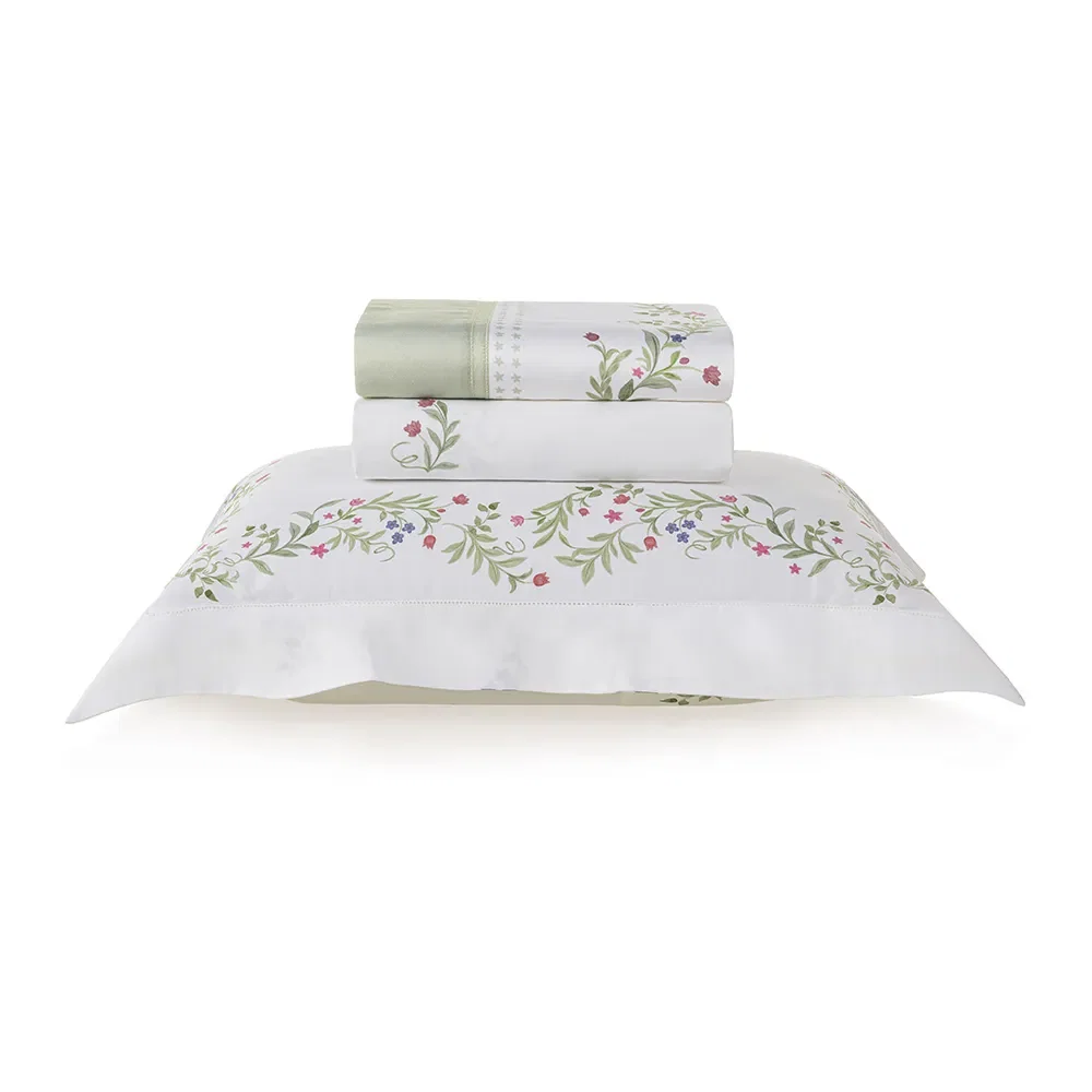 Jogo de cama Solteiro 300 fios Cetim Giardini