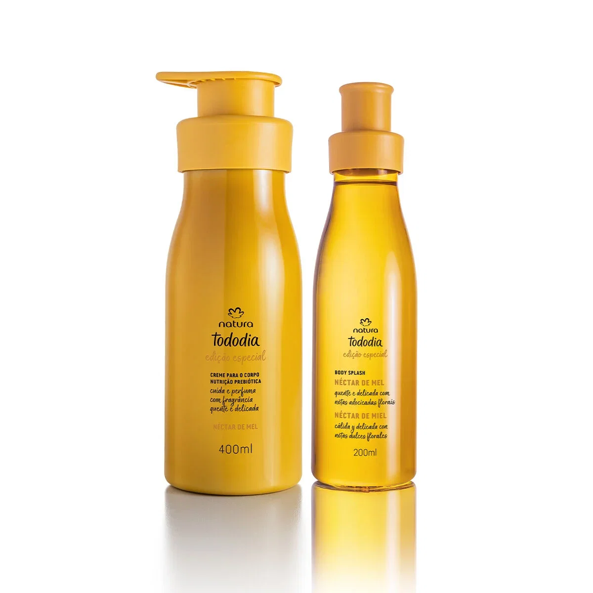 Kit Tododia Body Splash Desodorante Colônia e Creme Desodorante Nutritivo Corporal Néctar de Mel 2 produtos