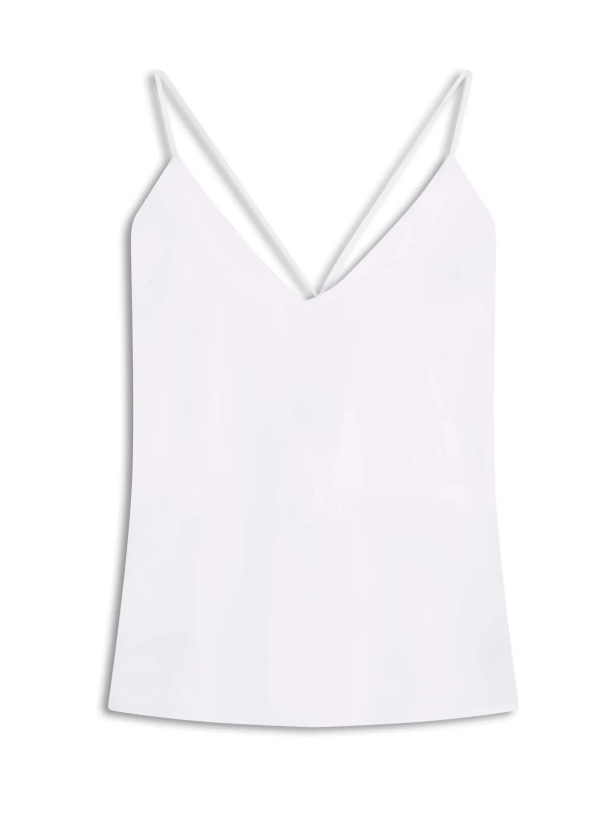 Blusa Acetinada Sleeveless Adjustment Coral
