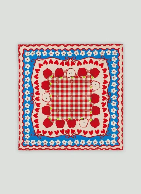 Lenço Infantil Estampado em Poliéster e Elastano (Vermelho) Up Baby