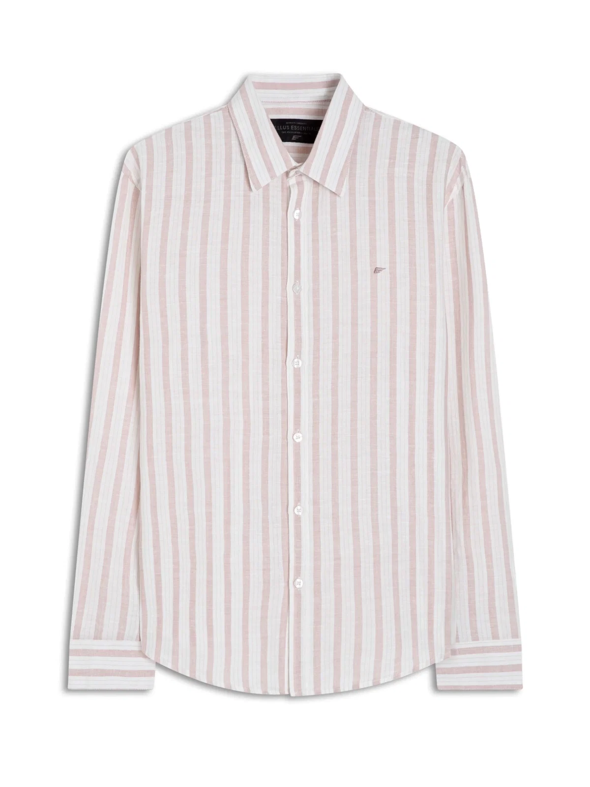 Camisa Linho Blend Ash Stripes Classic Rosê — imagem 1
