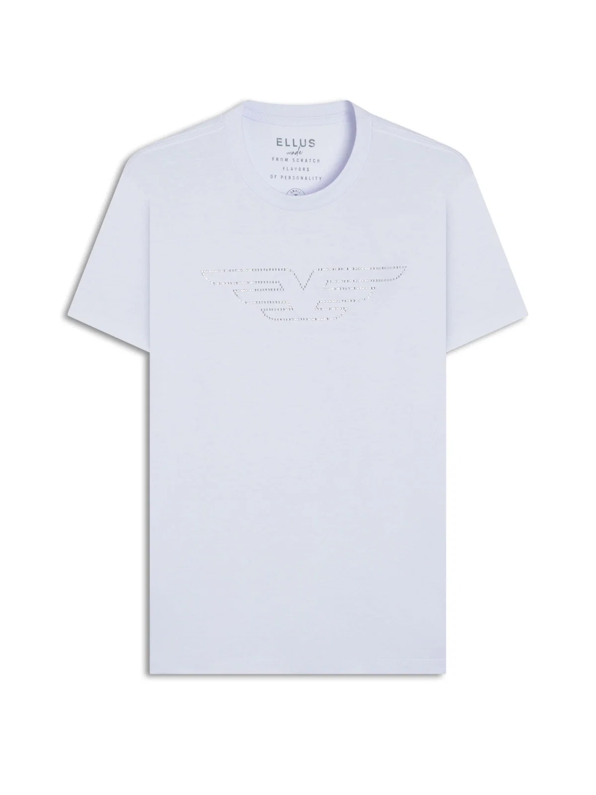 T-Shirt Cotton Fine Easa Duplo Hotfix Branco — imagem 1