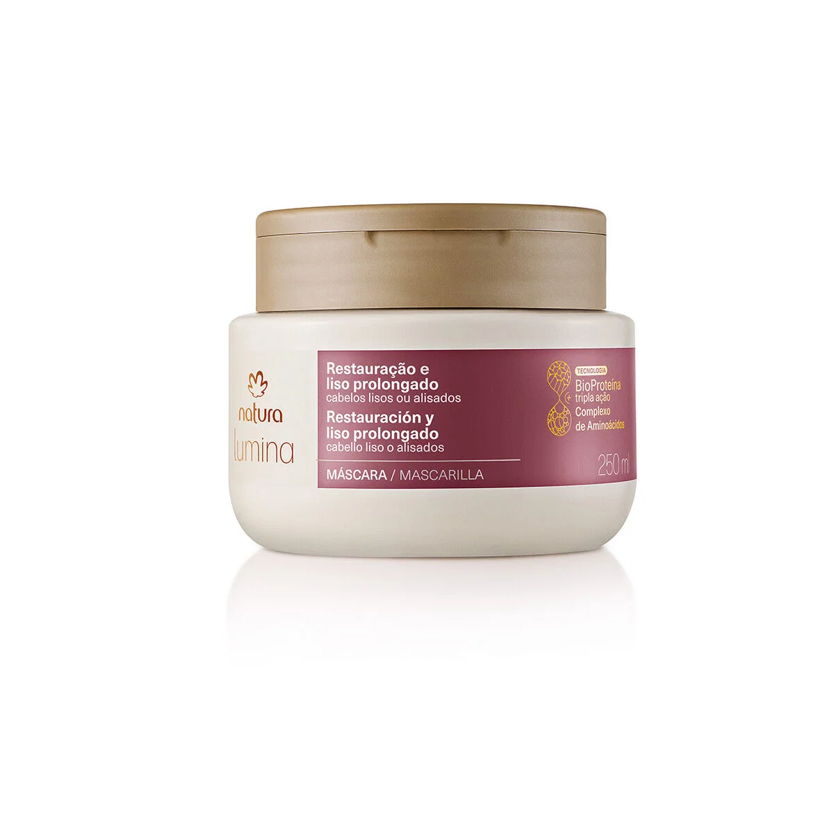Máscara Lumina Restauradora para Restauração e Liso Prolongado 250 ml — imagem 1