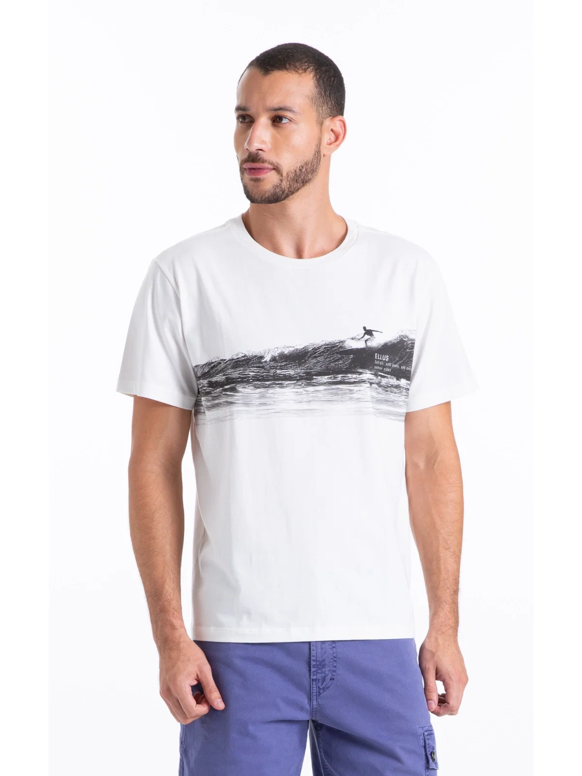 T-Shirt Cotton Fine Salt Air Off White — imagem 1