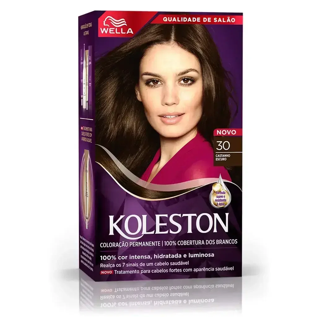 Tintura Wella Koleston 30 Castanho Escuro
