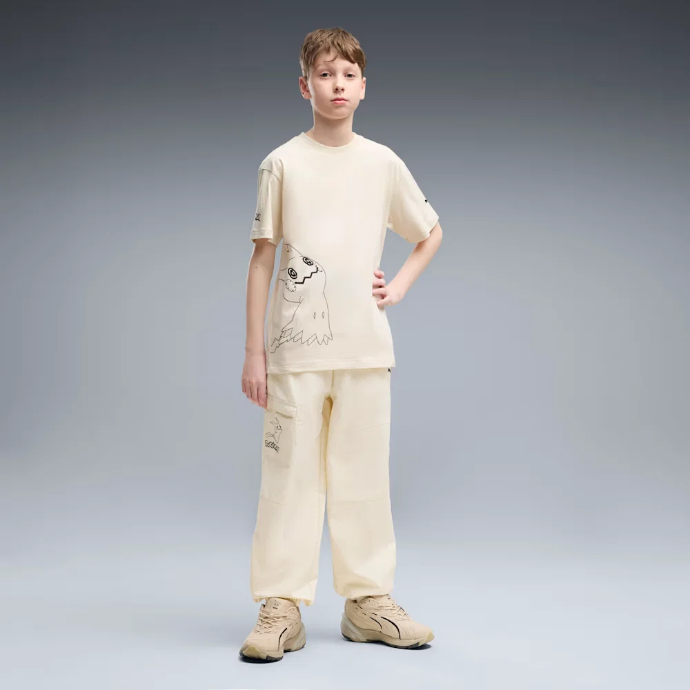 Calça Relaxed Cargo Puma x POKÉMON Juvenil
