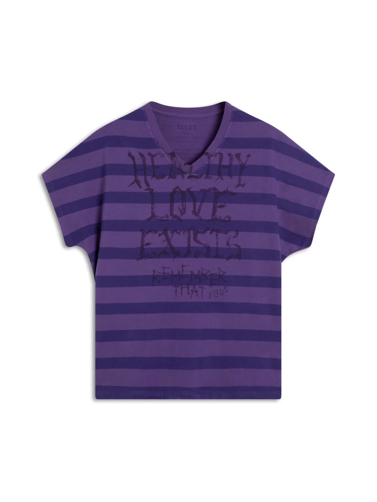 Blusa Stripes Healthy Love Violeta