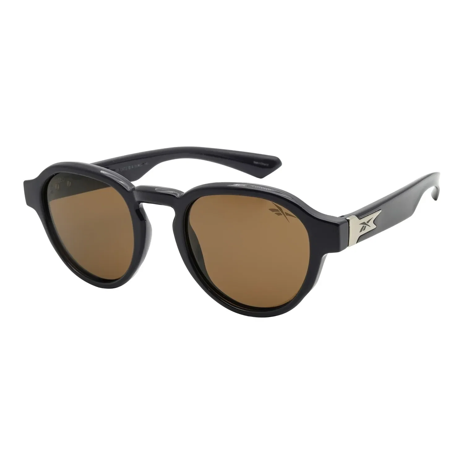 Óculos de Sol Masculino Reebok Redondo Polarizado Marrom — imagem 1