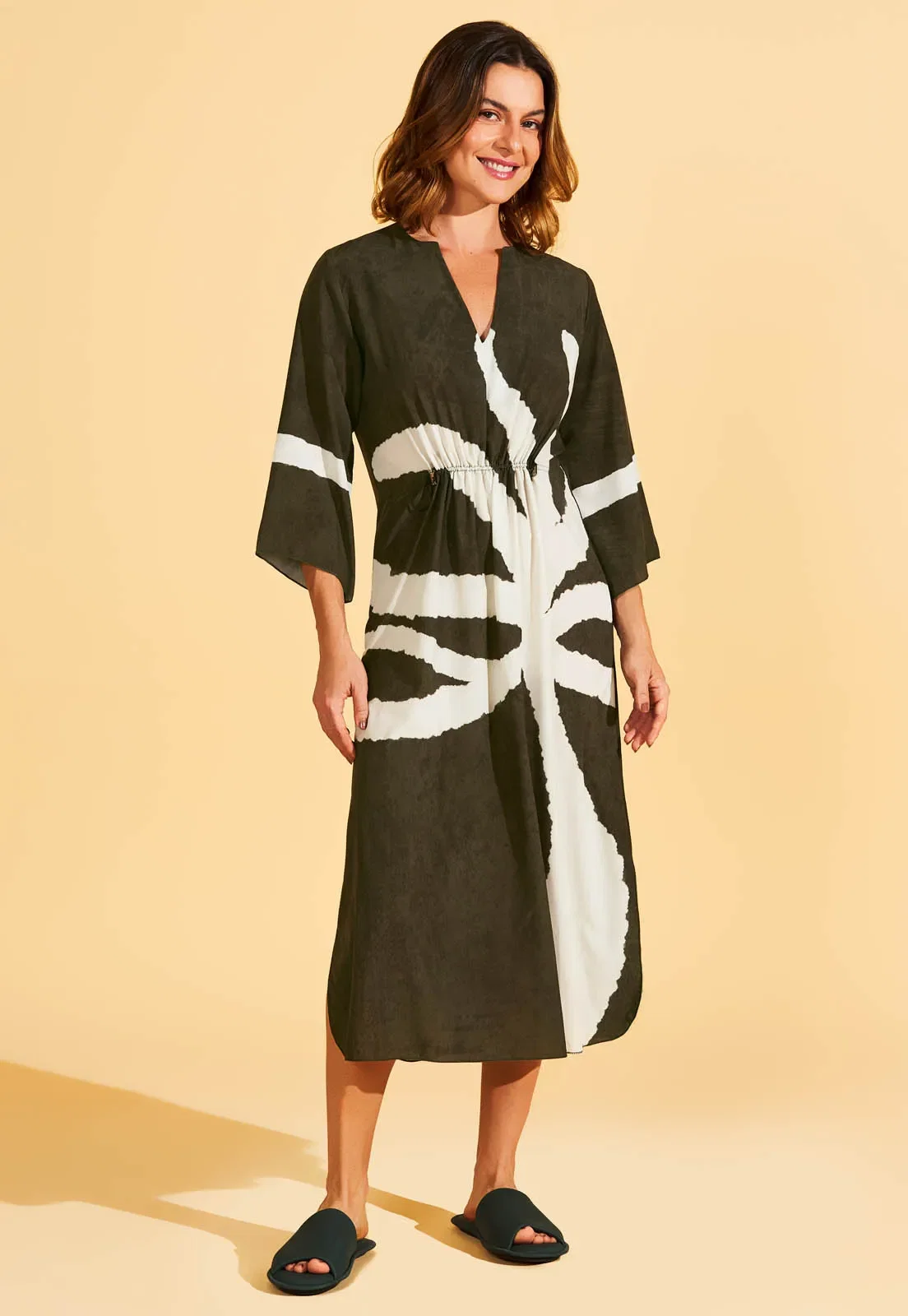 Caftan Midi de Silk Skin Recco