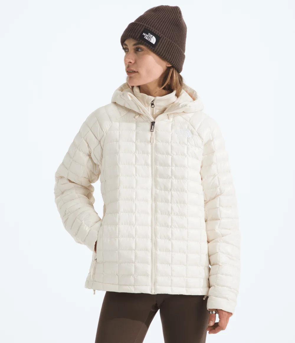 Jaqueta Feminina Thermoball Hooded White Dune