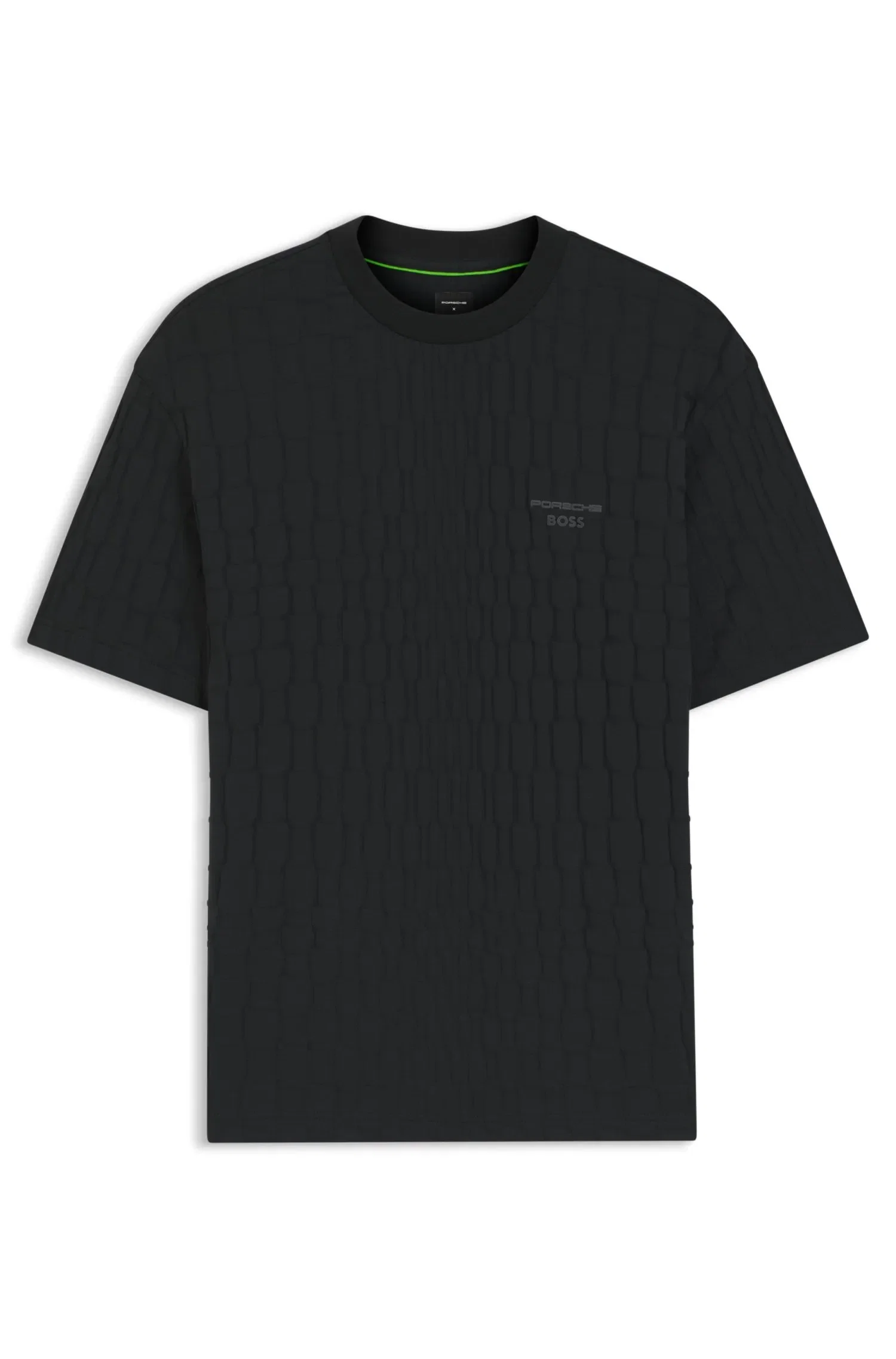 Camiseta Porsche X BOSS Em Jacquard De Algodão — imagem 1