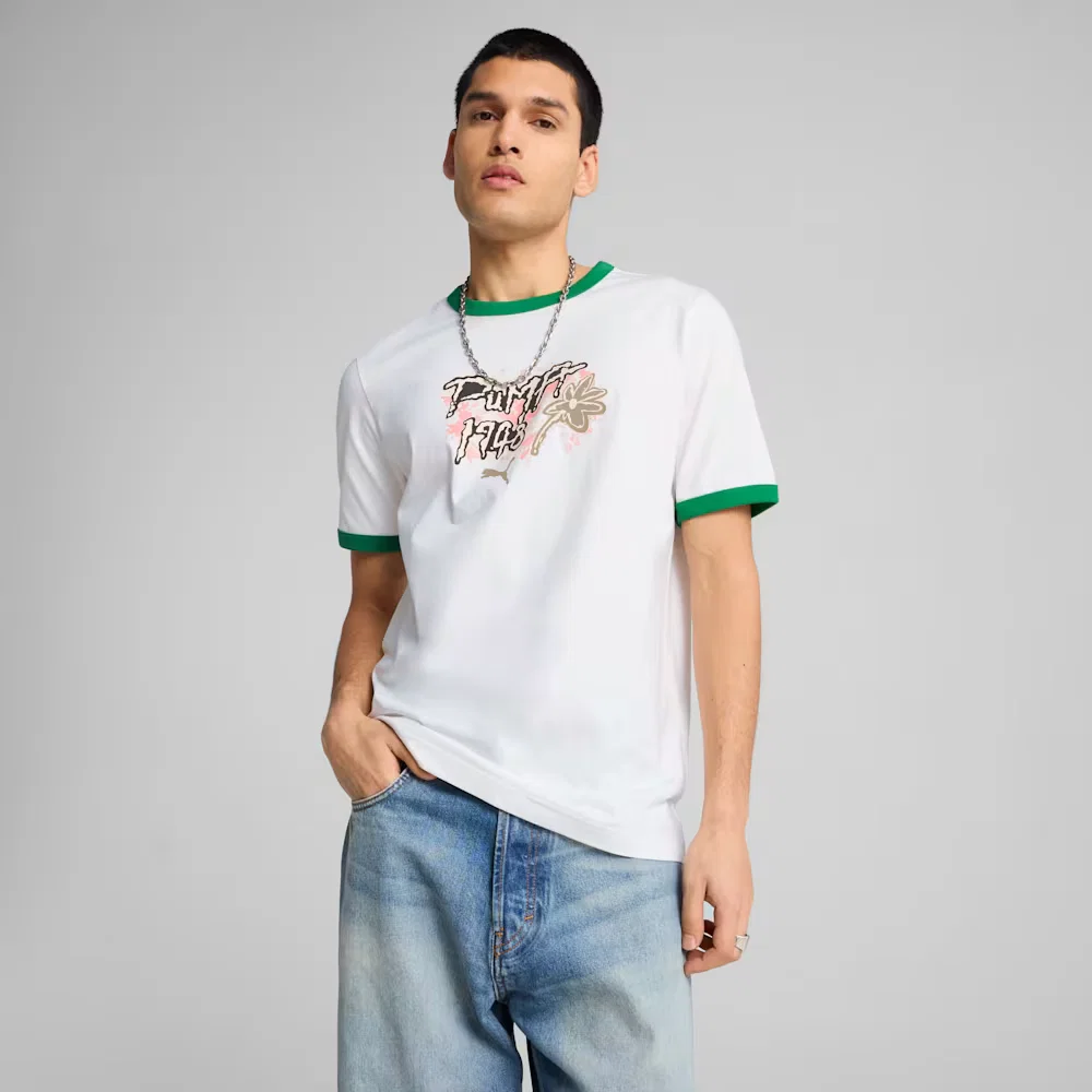 Camiseta FUTURE.Puma.ARCHIVE Graphic Ringer Masculina — imagem 1