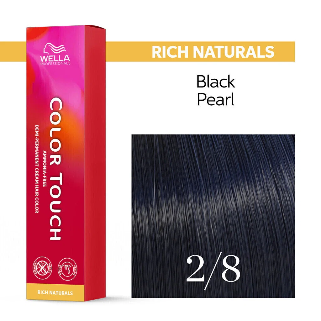 Tonalizante Wella Color Touch 2/8 Preto Azulado